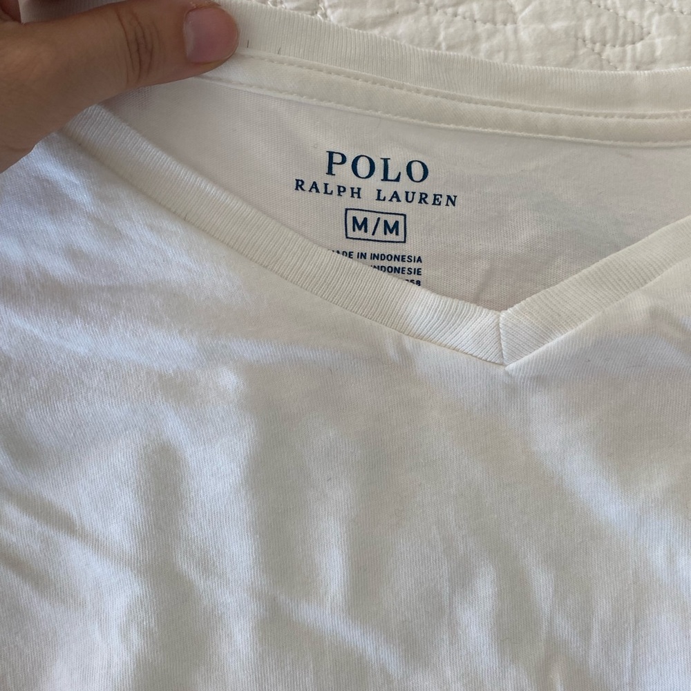Polo Ralph Lauren White Long Sleeve Tee